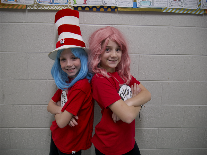Students celebrate reading during Read Across America Week